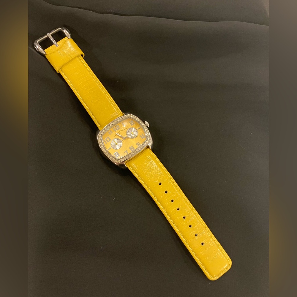 Kenneth Cole Reaction Leather Strap Watch